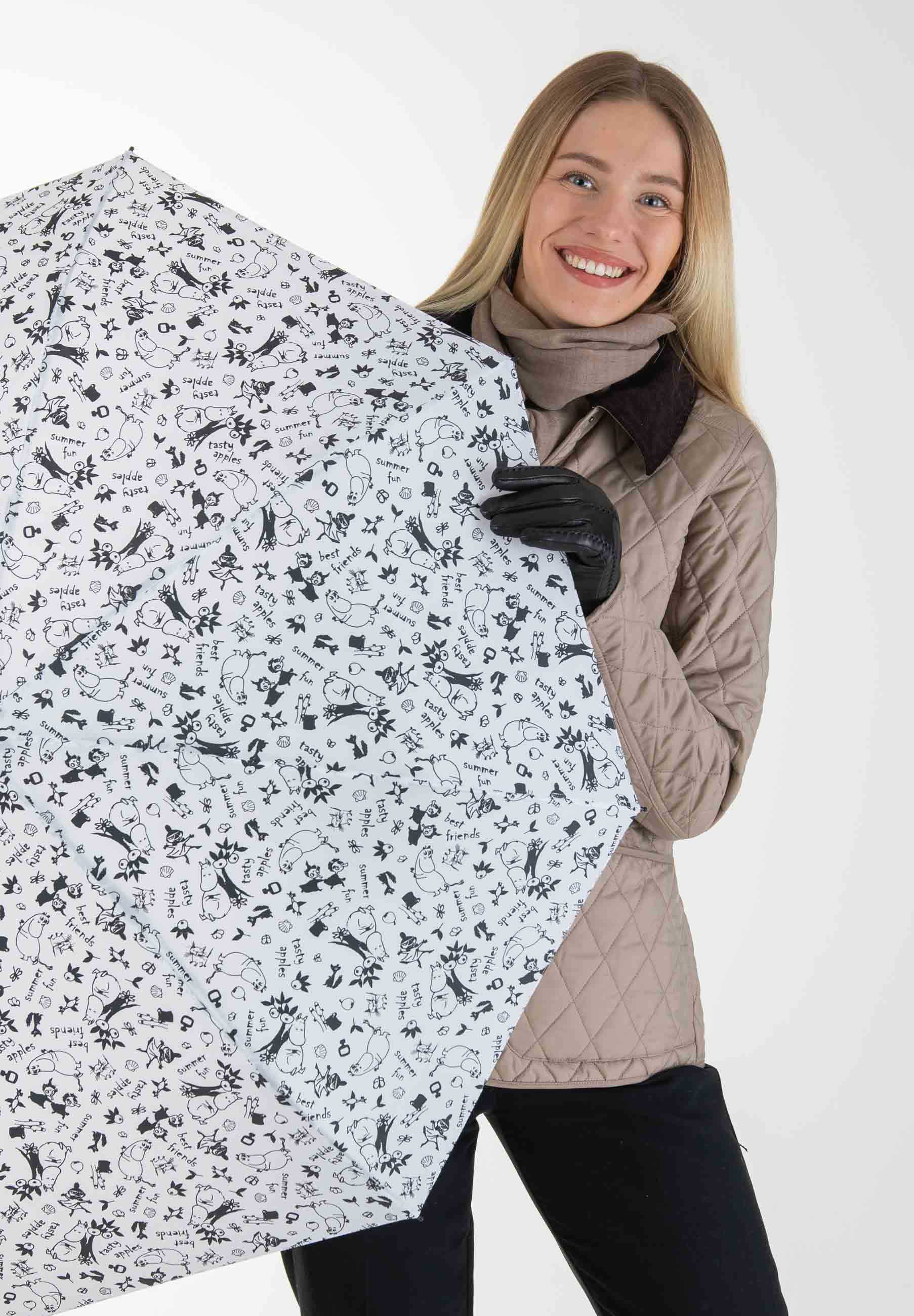 Muumi kestävä kokoontaitettava sateenvarjo - 8775M - Lasessor