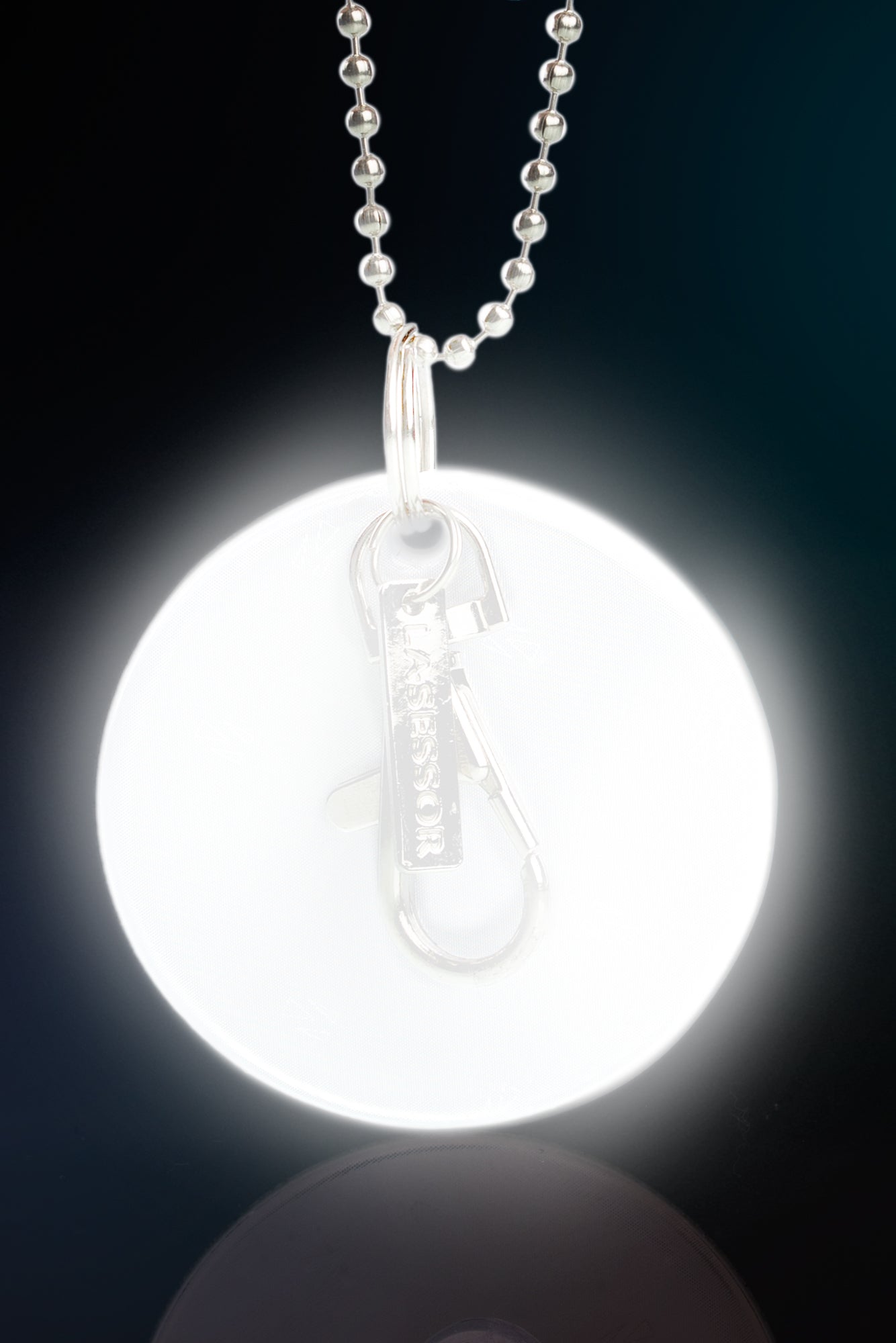 Pyöreä Muumi hohtoheijastin - Lasessor