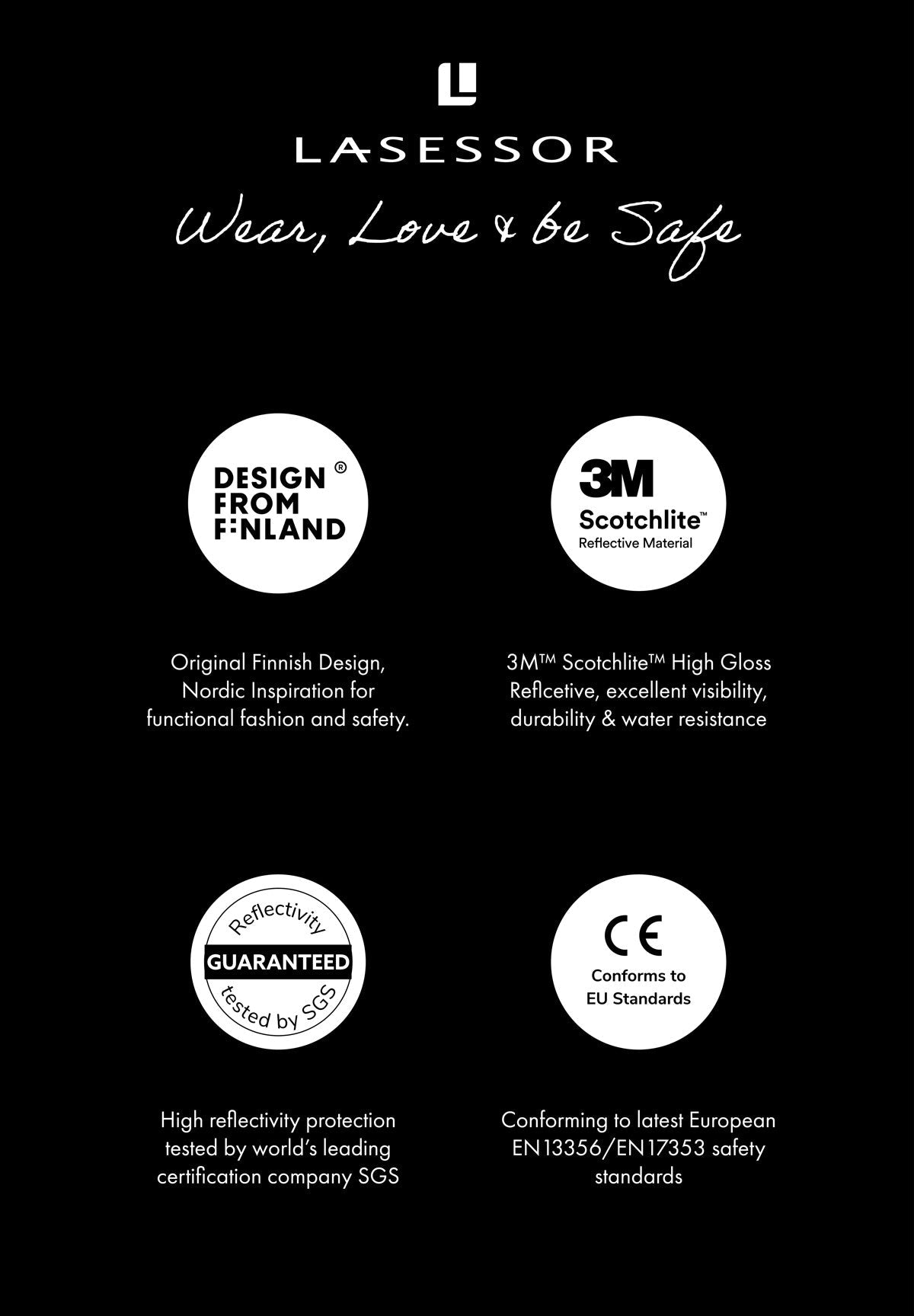 Lasessor shine koruheijastin Design From Finland 3M Scotc