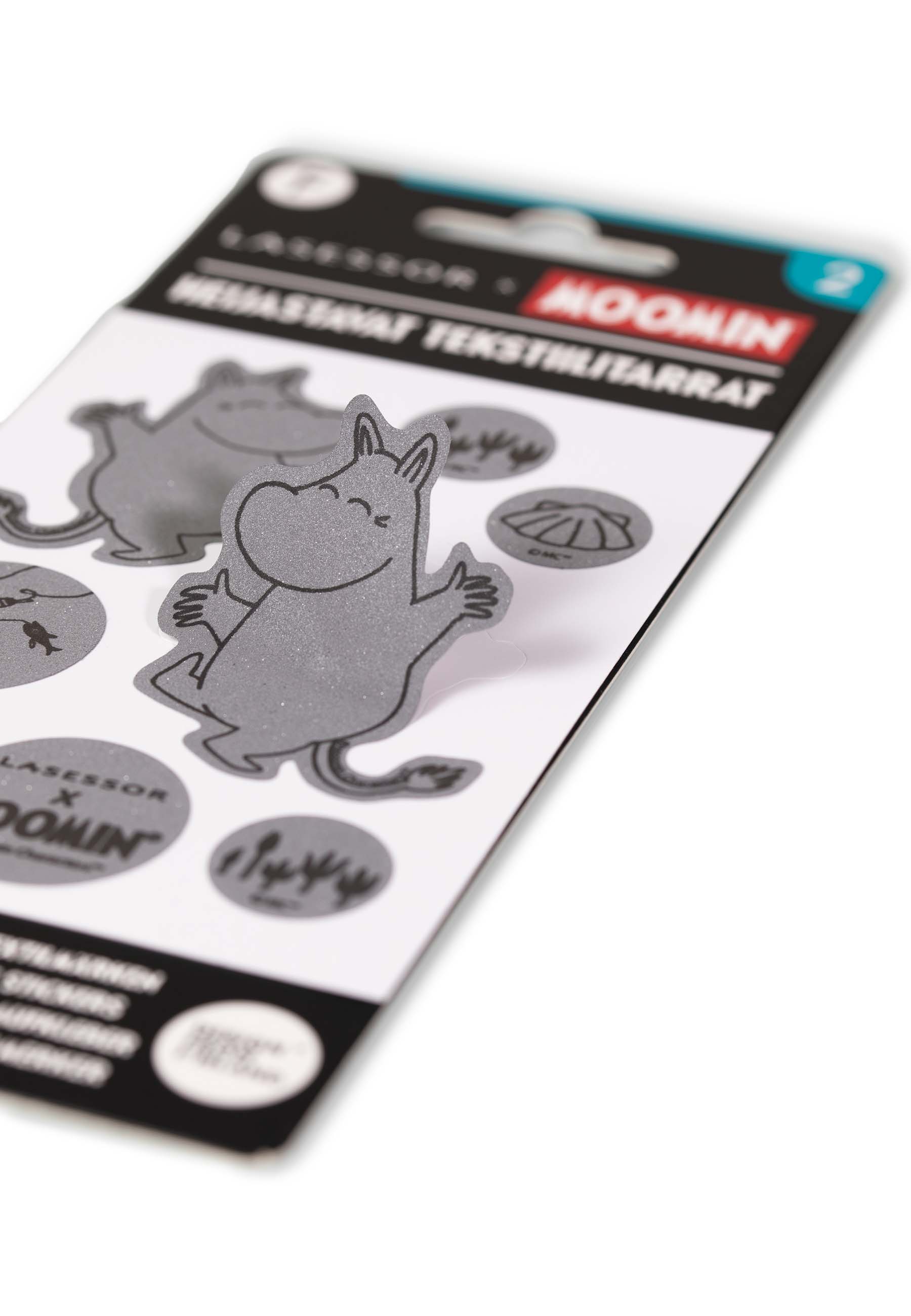 Muumi heijastava tekstiilitarra 2 Muumipeikko H8