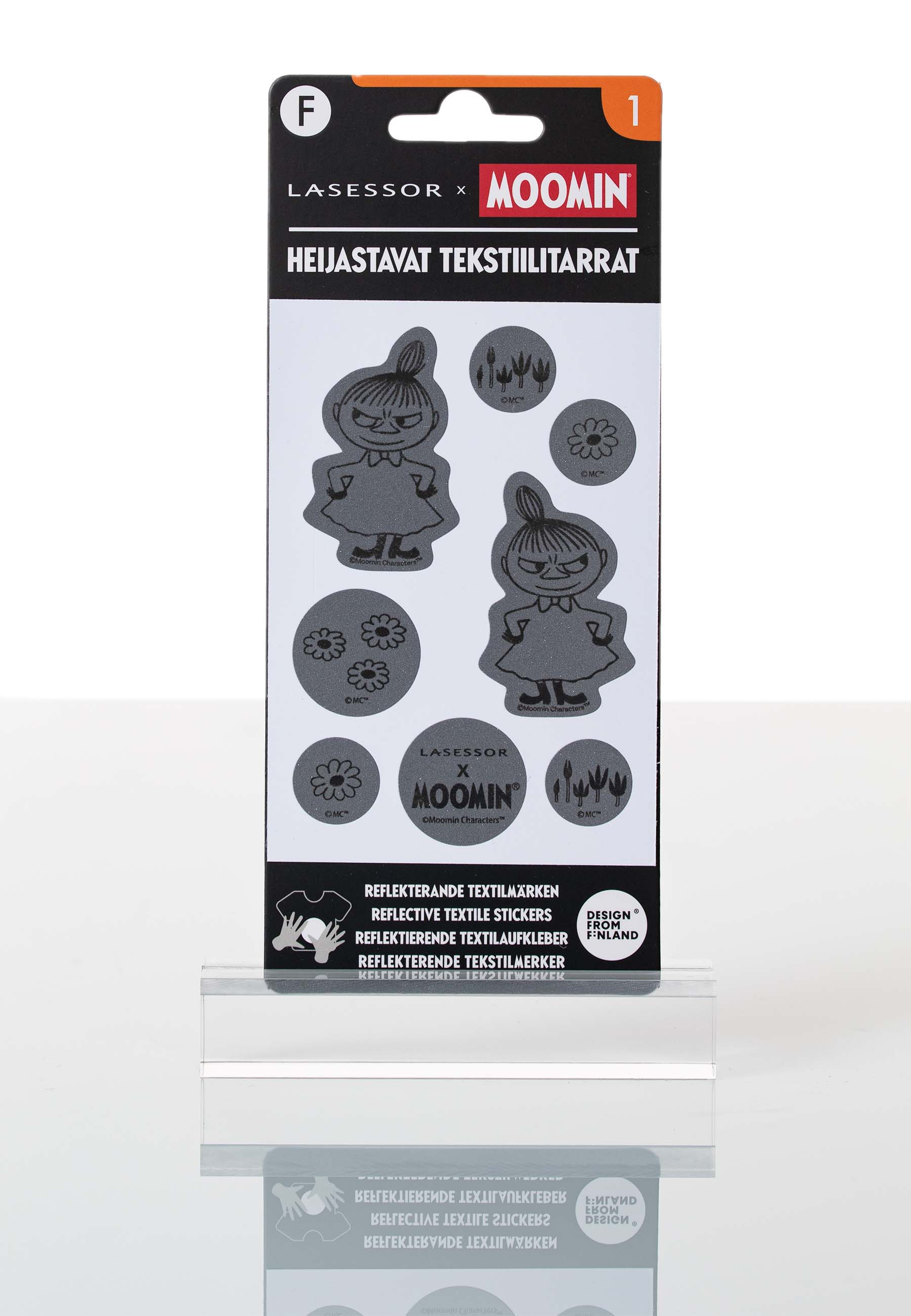 Muumi heijastava tekstiilitarra 1 Pikku Myy B2