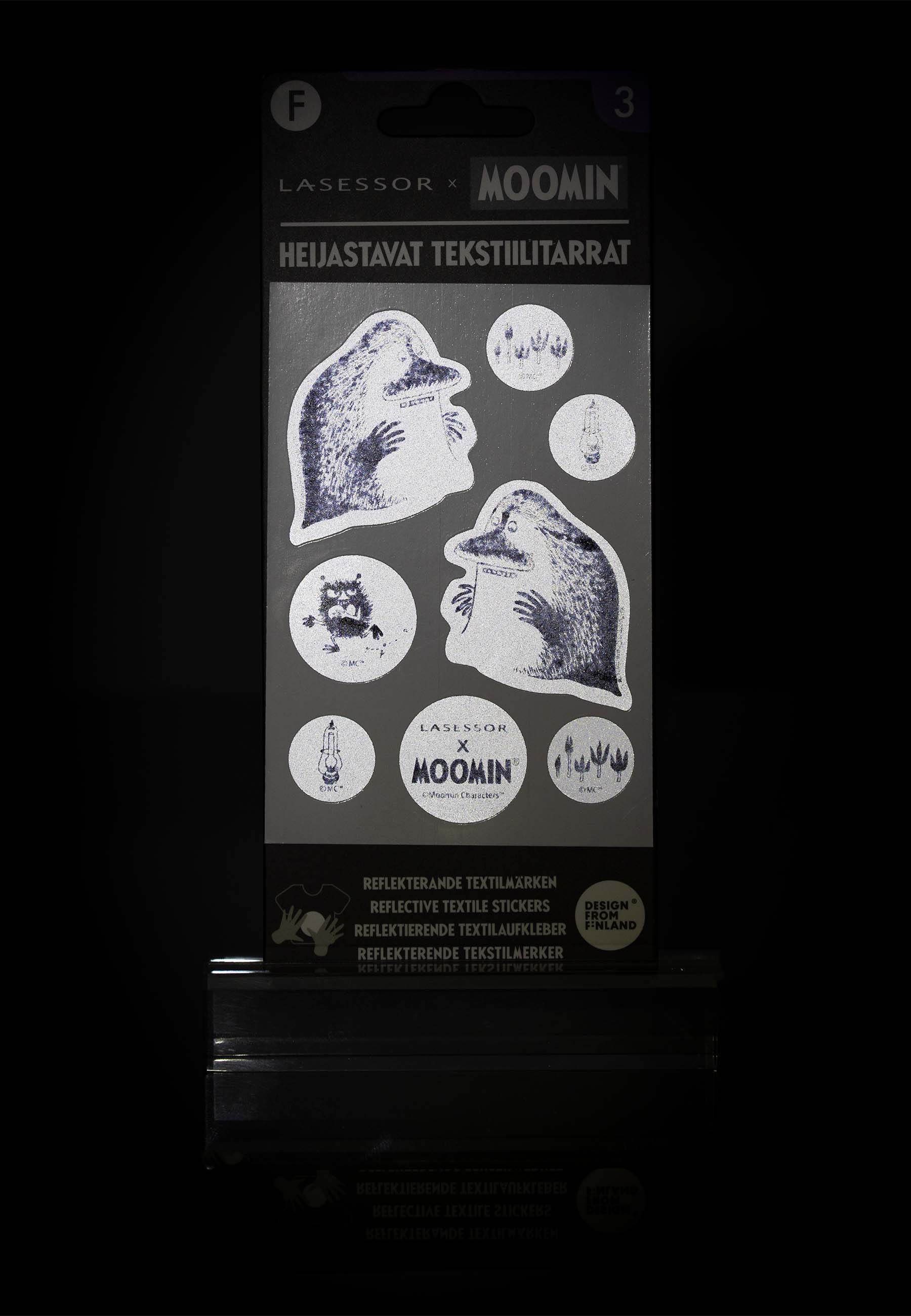 Muumi heijastava tekstiilitarra 3M Mörkö C3