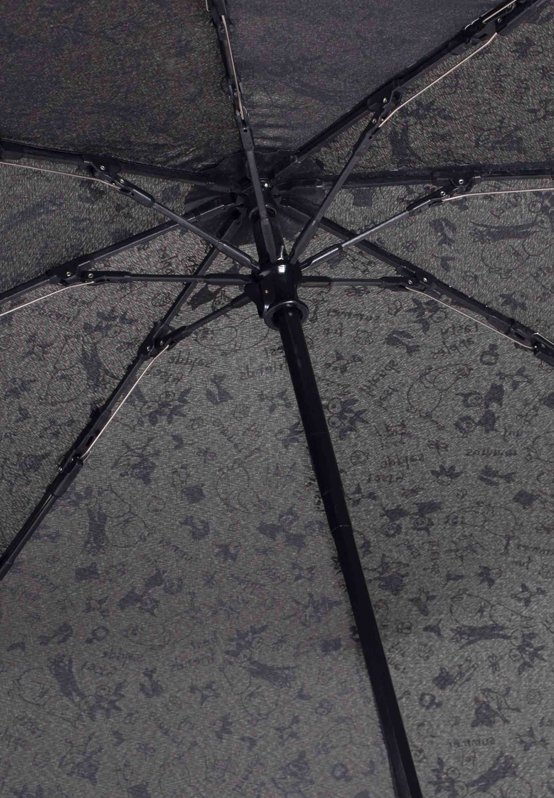 kestävä kokoontaitettava Muumi Puutarhassasateenvarjo 3M heijastavalla reunalla harmaa 6G