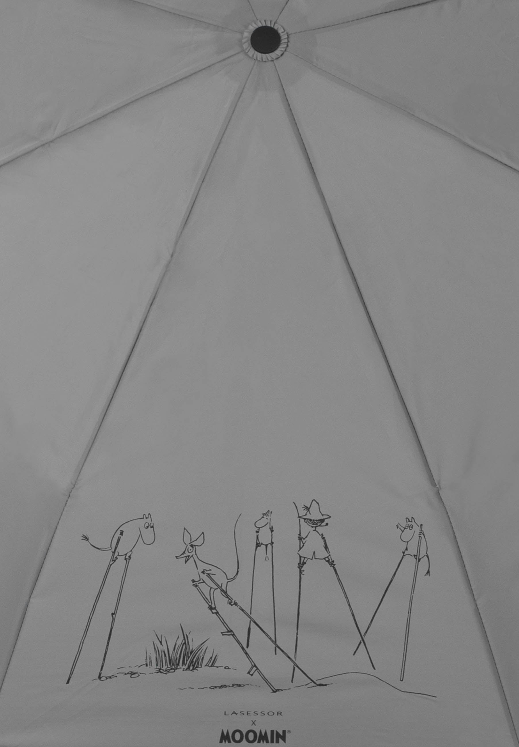 kokoontaitettava heijastava Muumi Tikapuut harmaa 4E