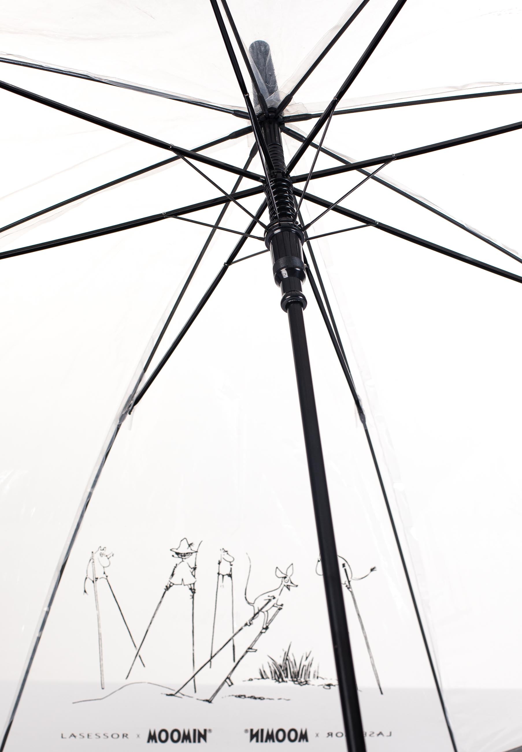 Muumi Tikapuut sateenvarjo 3M heijastavalla reunalla 6G