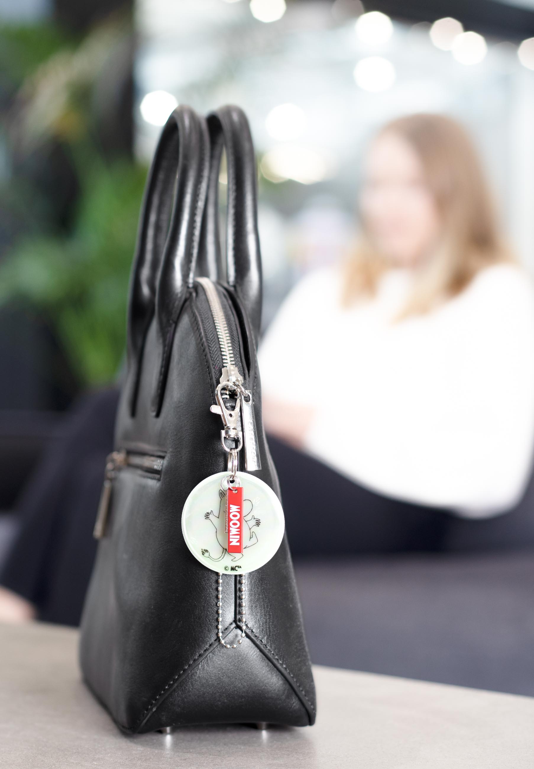 Lasessor Design Muumi Koruhohtoheijastin 5 Muumipeikko lasten heijastin vihreä F6