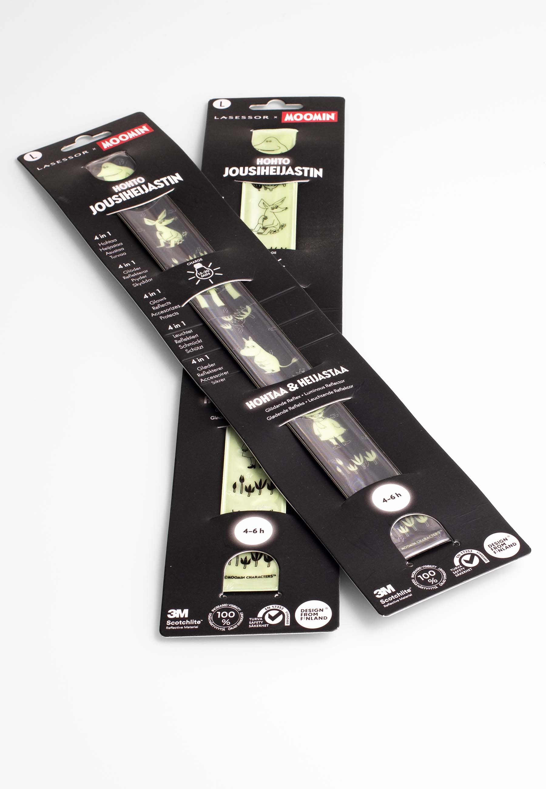 Muumi hohtojousiheijastin Vihreä Musta