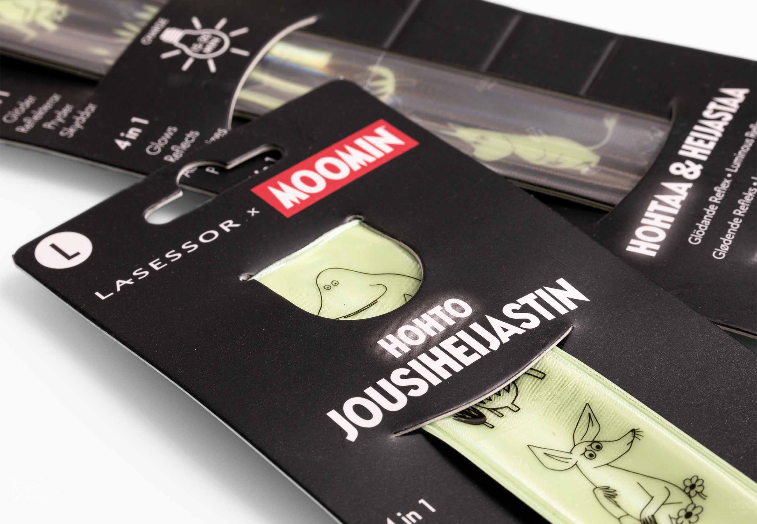 Muumi hohtojousiheijastin vihreä L