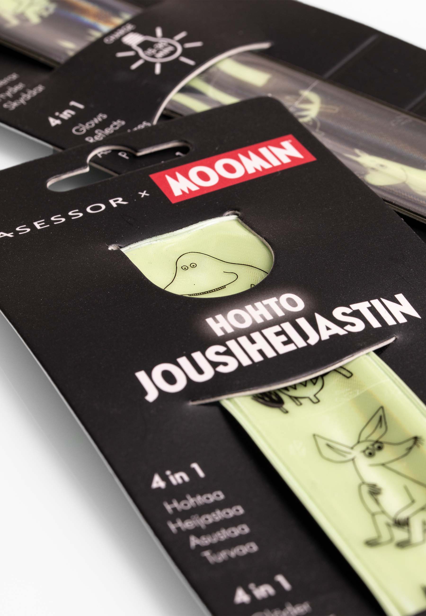 Muumi hohtojousiheijastin vihreä J