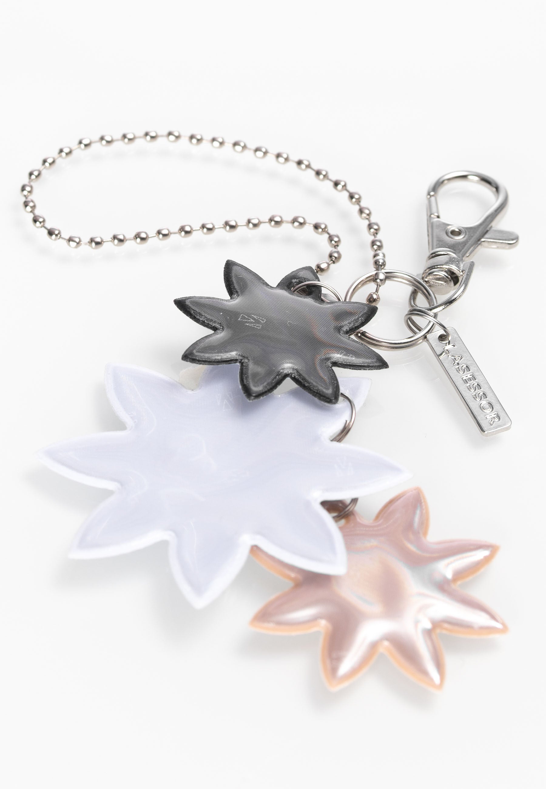 Lasessor Design Heijastinkoru 3 Edelweiss 3 Alppitähdet rose gold A1