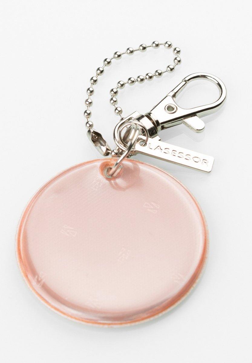 Pyöreä Yksivärinen Lasessor Koruheijastin-Oranssi-heijastin-edestä