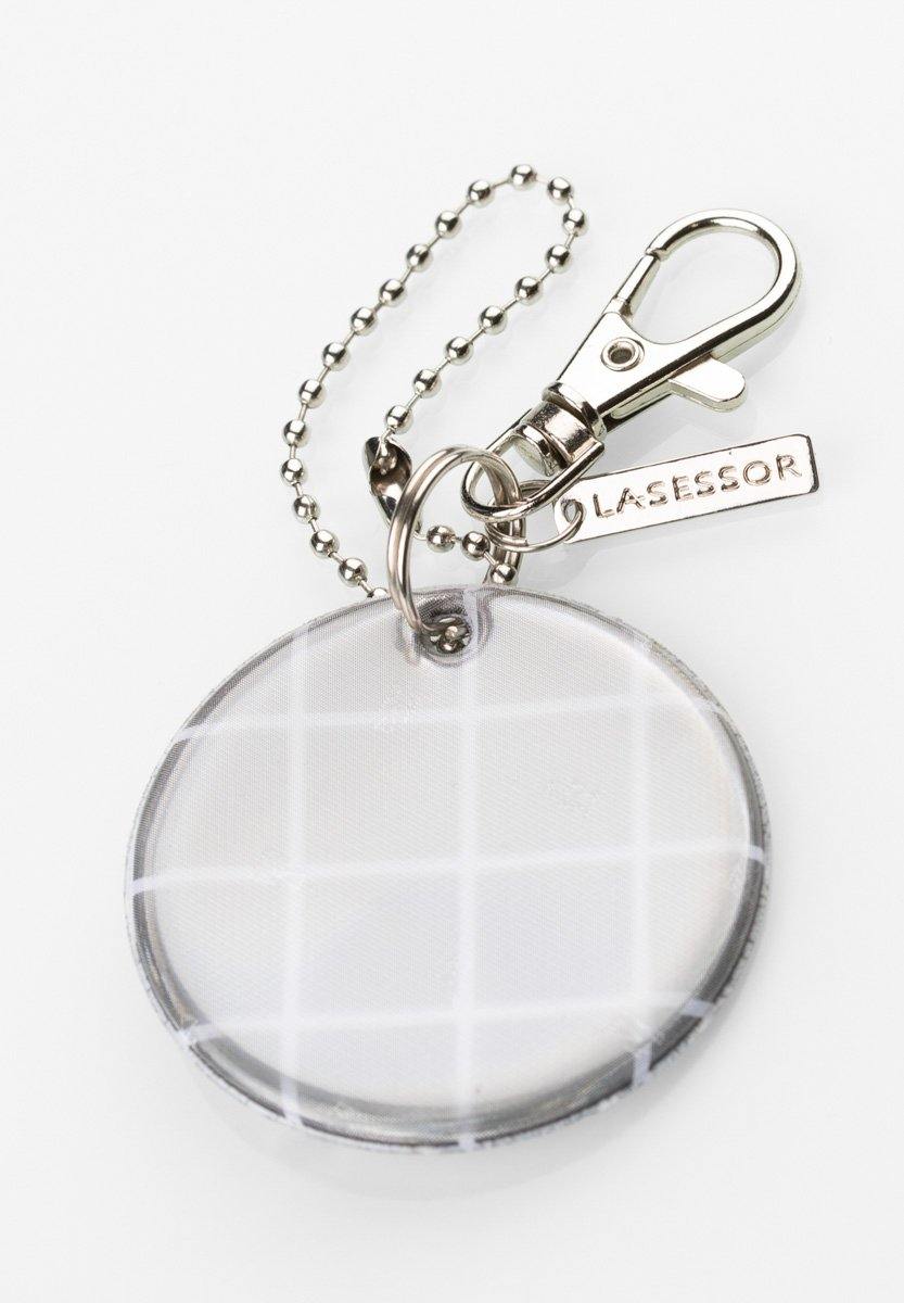 Pyöreä Kuosillinen Lasessor Koruheijastin-Ruudukko-heijastin-edestä