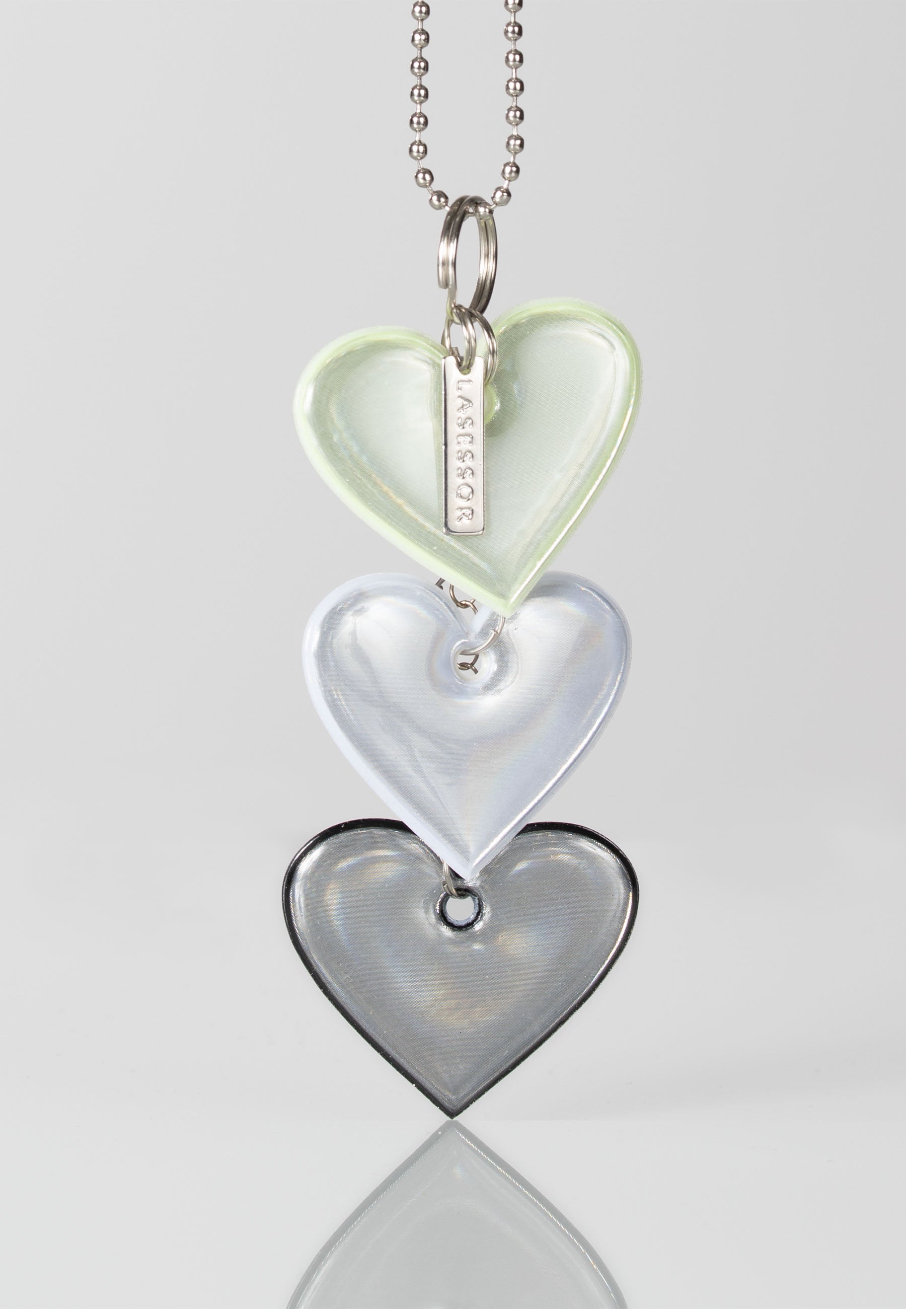 3 Sydäntä Lasessor hohtokoruheijastin - Lasessor