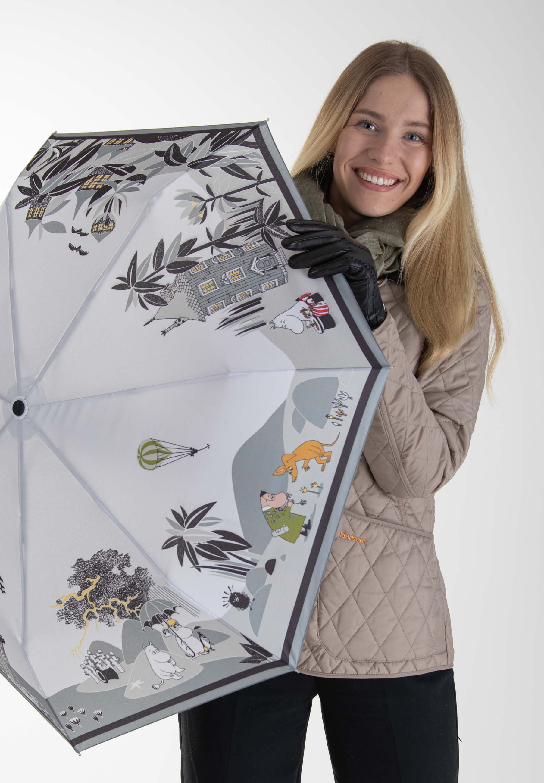 Muumi Edullinen kokoontaitettava sateenvarjo - 8790M - Lasessor