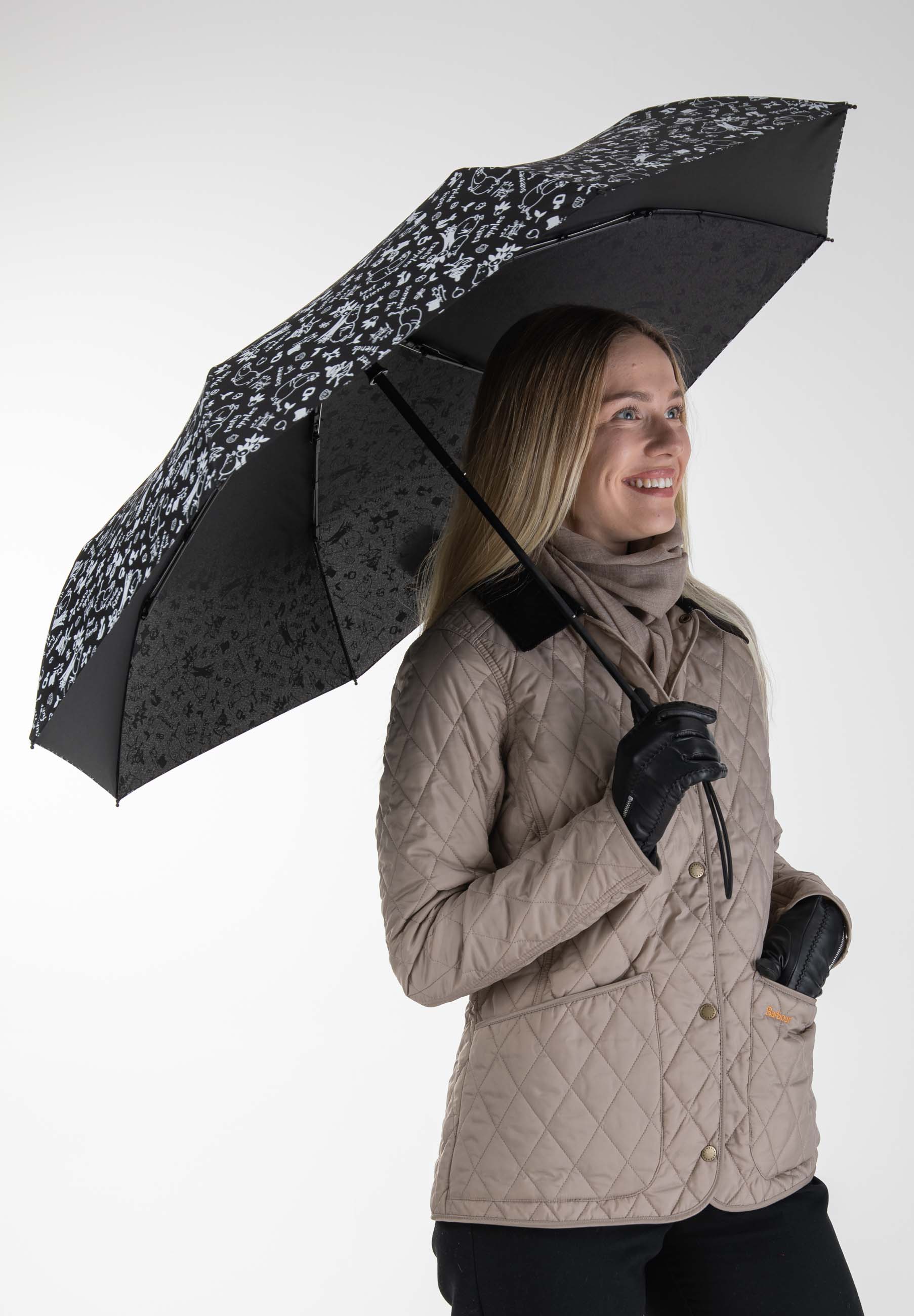 Muumi kestävä kokoontaitettava sateenvarjo - 8775M - Lasessor