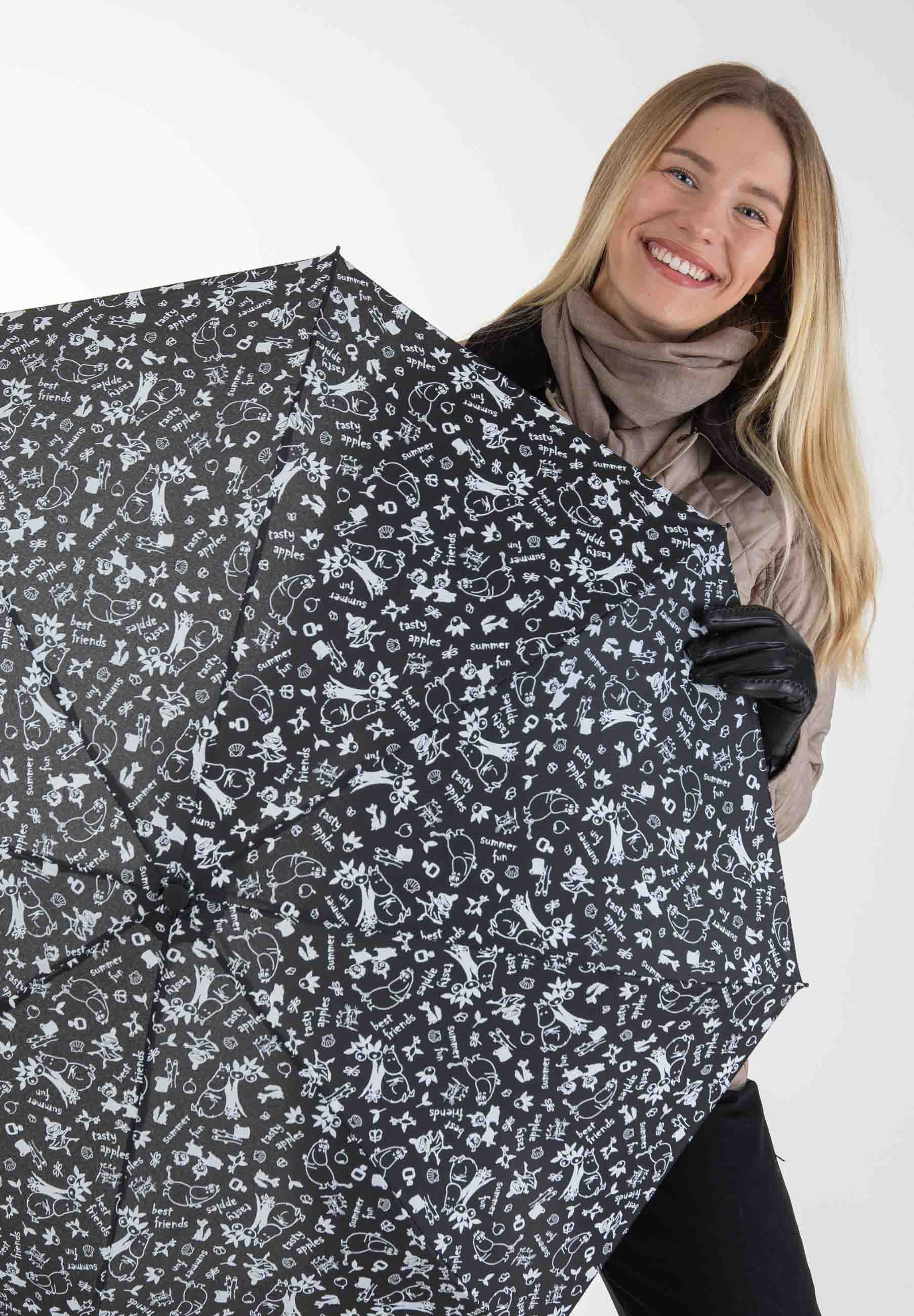 Muumi kestävä kokoontaitettava sateenvarjo - 8775M - Lasessor