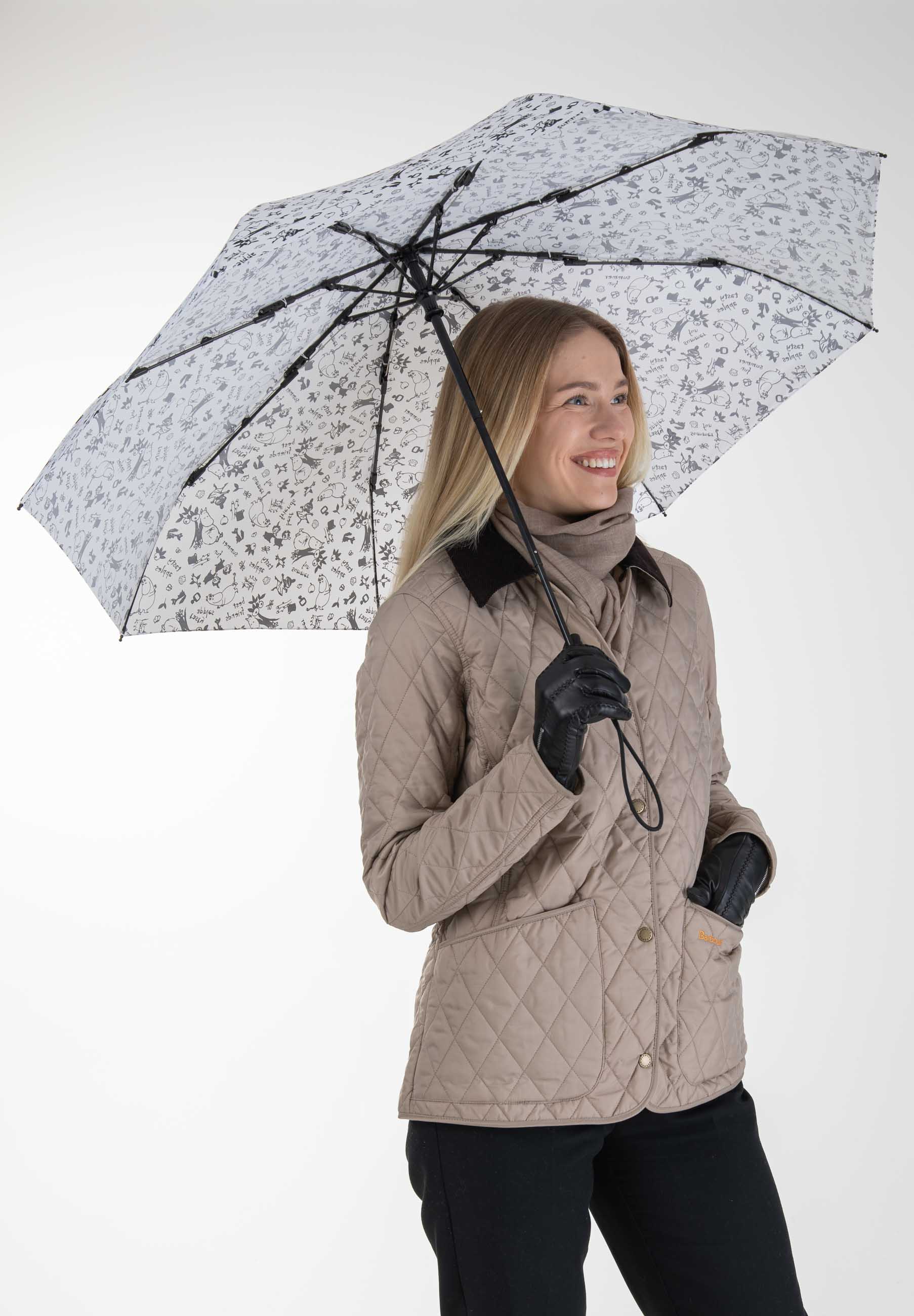 Muumi kestävä kokoontaitettava sateenvarjo - 8775M - Lasessor