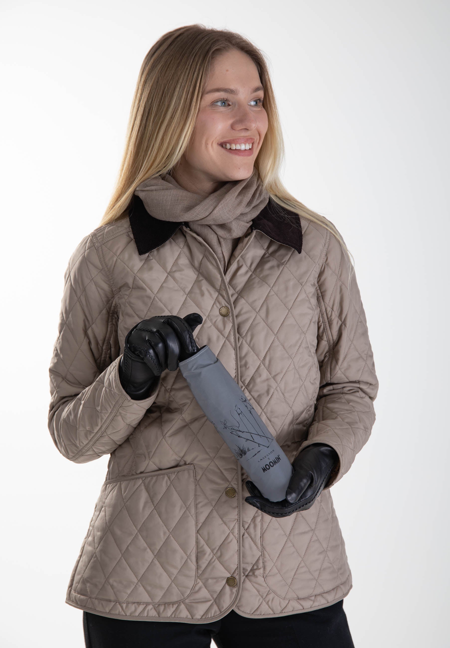 Muumi täysautomaattinen kokoontaitettava sateenvarjo - 8772M - Lasessor