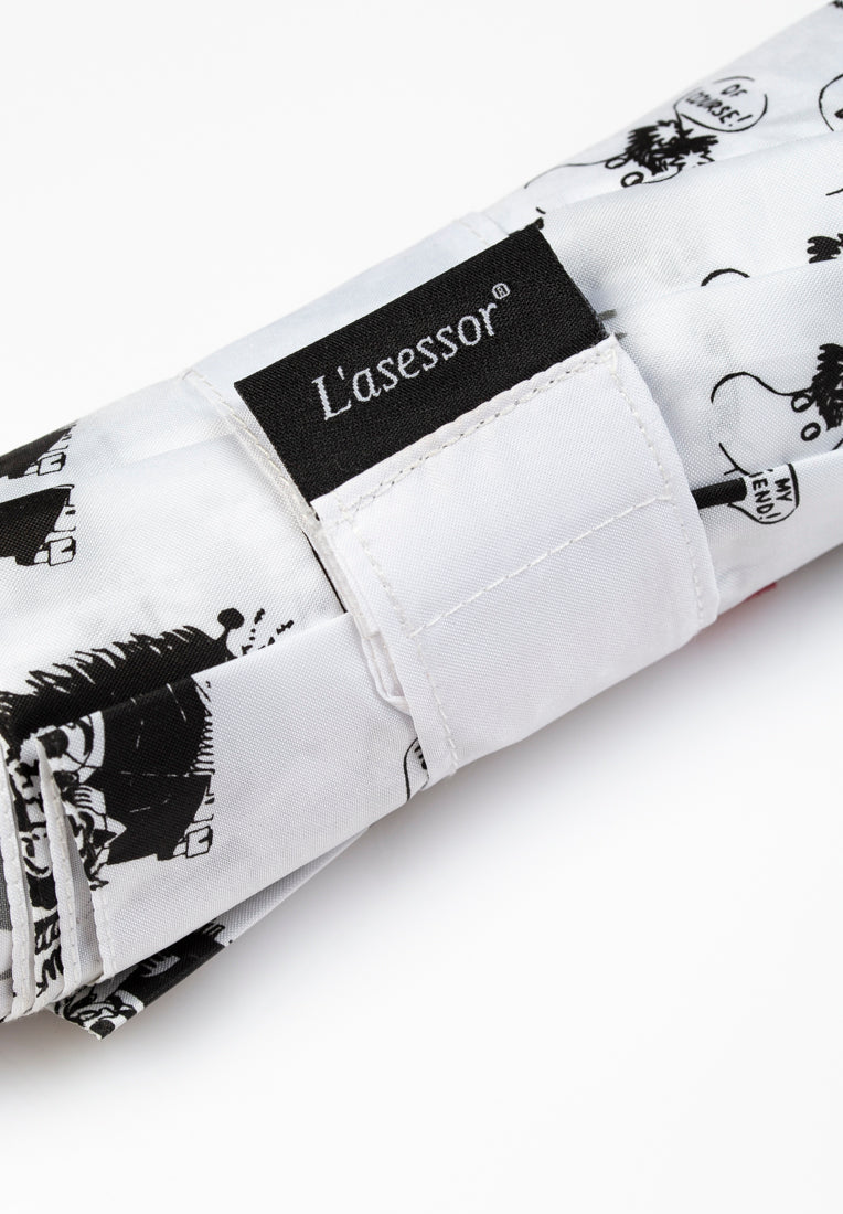 Lasessorrain-Kestävä kokoontaitettava sateenvarjo - 8775-suljinnauha