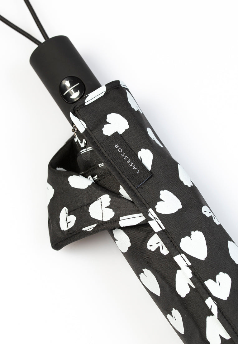 Lasessorrain-Täysautomaattinen kokoontaitettava sateenvarjo - 8772-suojapussi