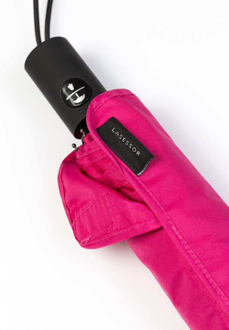 Lasessorrain-Täysautomaattinen kokoontaitettava sateenvarjo - 8772-suojapussi