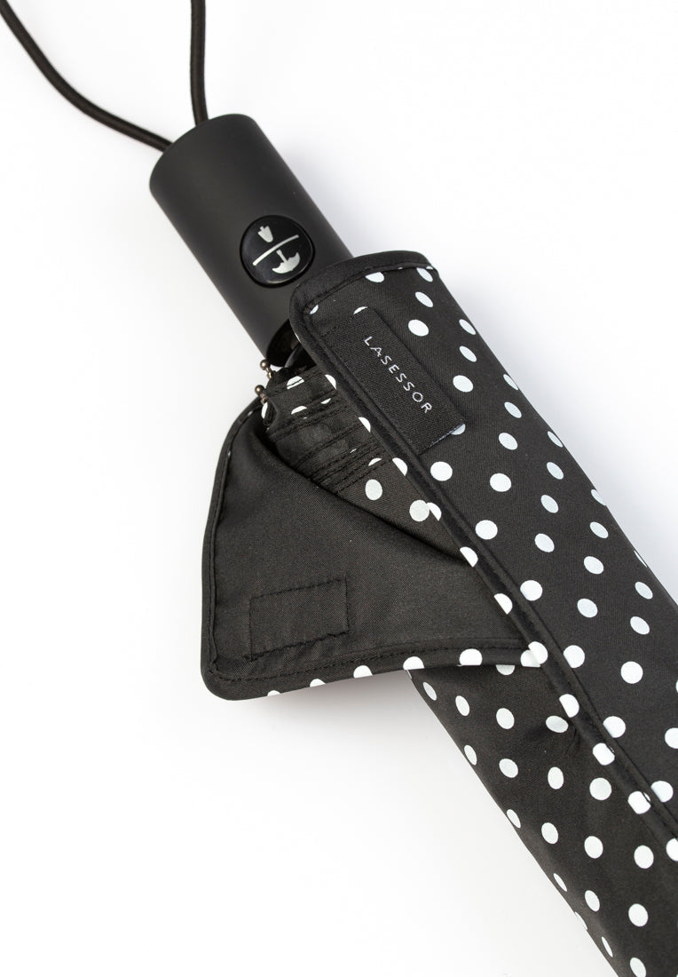 Lasessorrain-Täysautomaattinen kokoontaitettava sateenvarjo - 8772-suojapussi