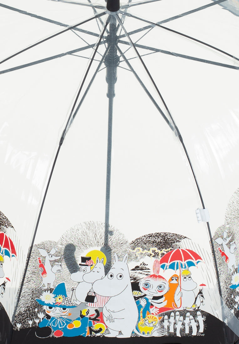 Lasessorrain-Läpinäkyvä sateenvarjo-lähikuva-kuosista