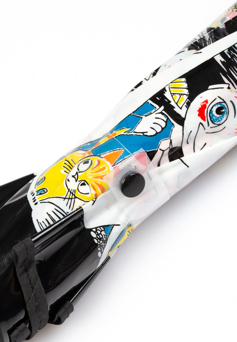 Lasessorrain-Läpinäkyvä sateenvarjo-suljinnauha