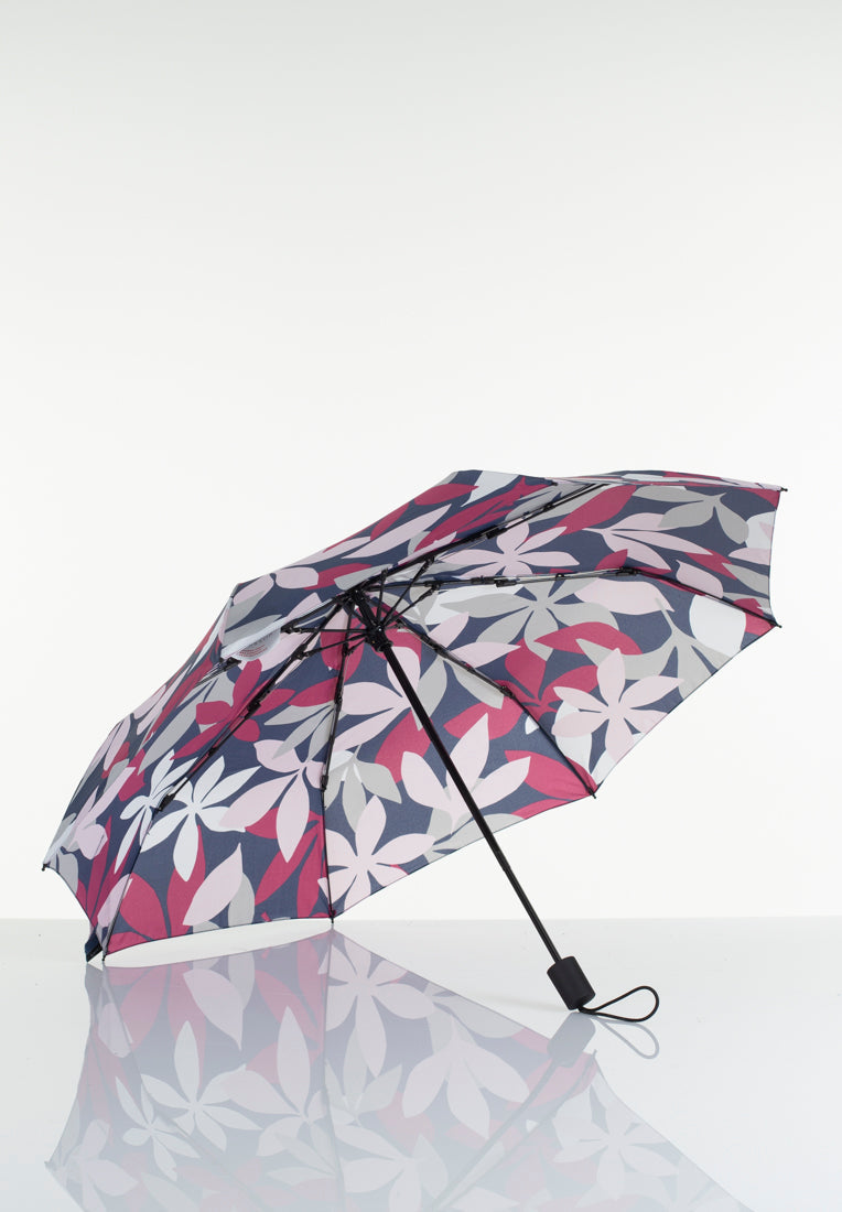 Lasessorrain-Kestävä kokoontaitettava sateenvarjo - 8775-Kukkakuosi-Sivusta