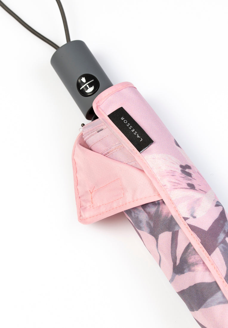 Lasessorrain-Täysautomaattinen kokoontaitettava sateenvarjo - 8772-suojapussi