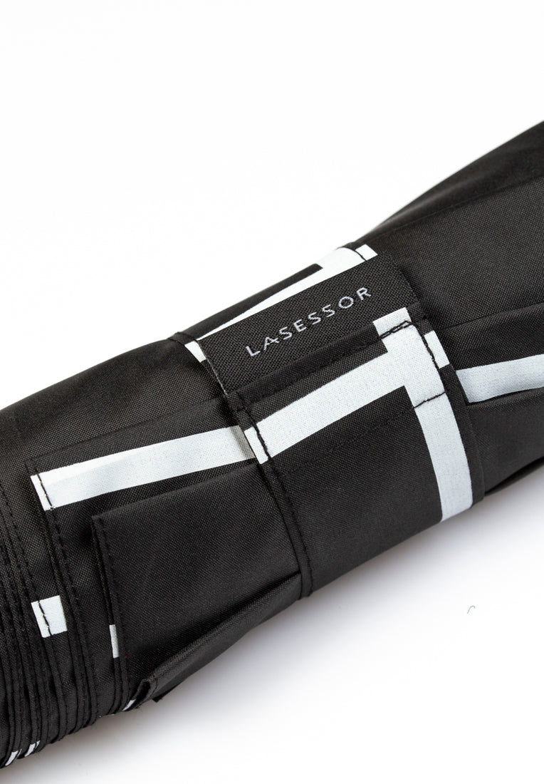 Lasessorrain-Täysautomaattinen kokoontaitettava sateenvarjo - 8772-suljinnauha