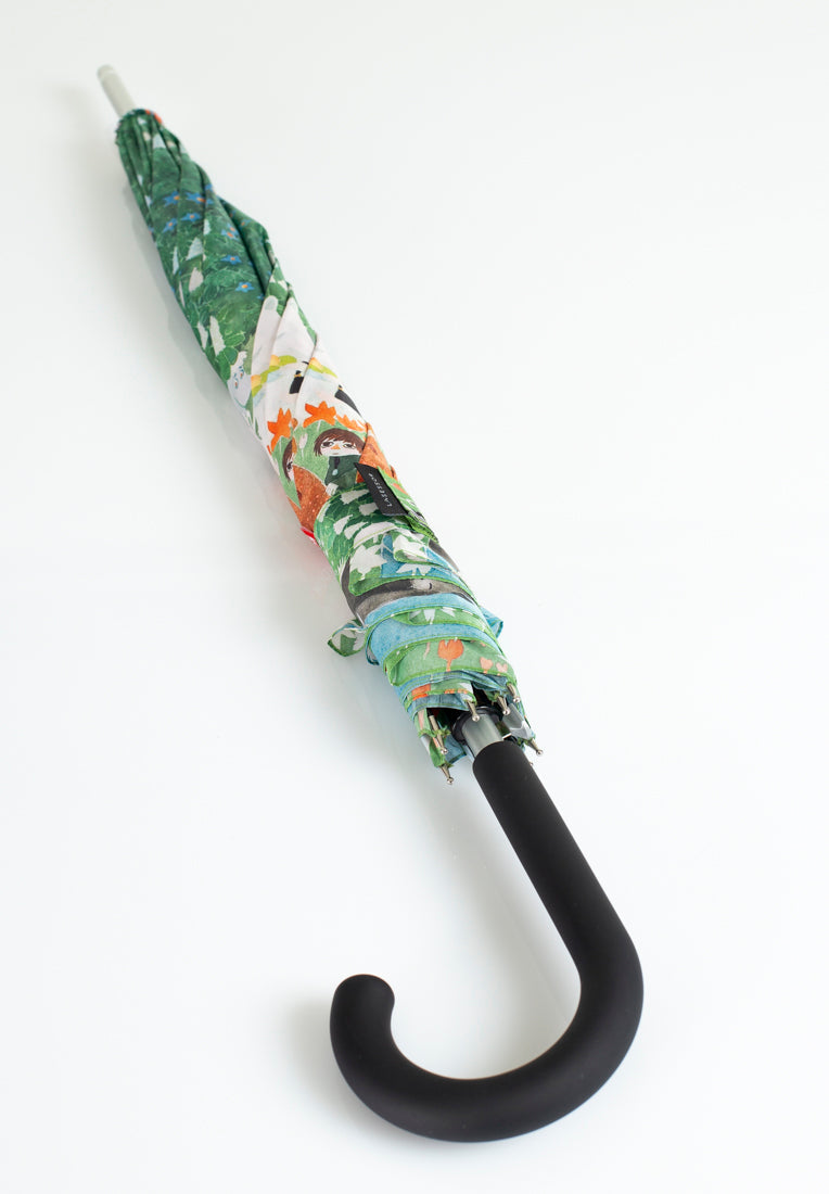 Lasessorrain-Automaattinen pitkä sateenvarjo - 8774-ylhaalta