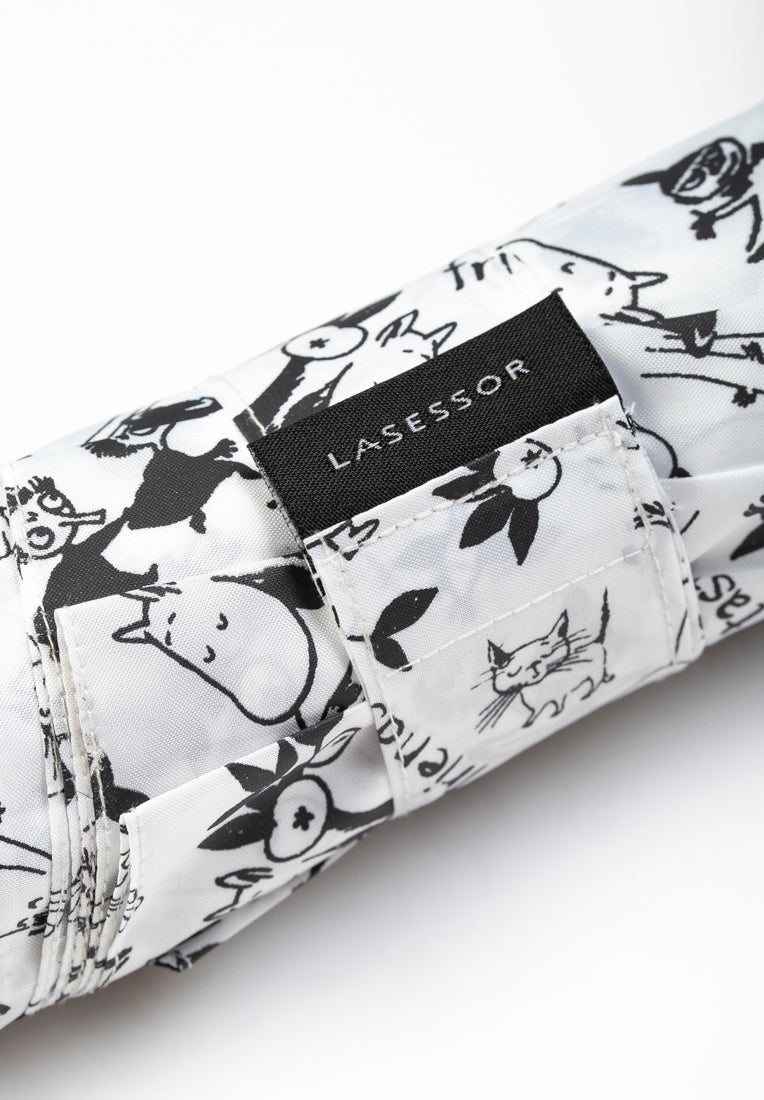 Lasessorrain-Kestävä kokoontaitettava sateenvarjo - 8775-suljinnauha