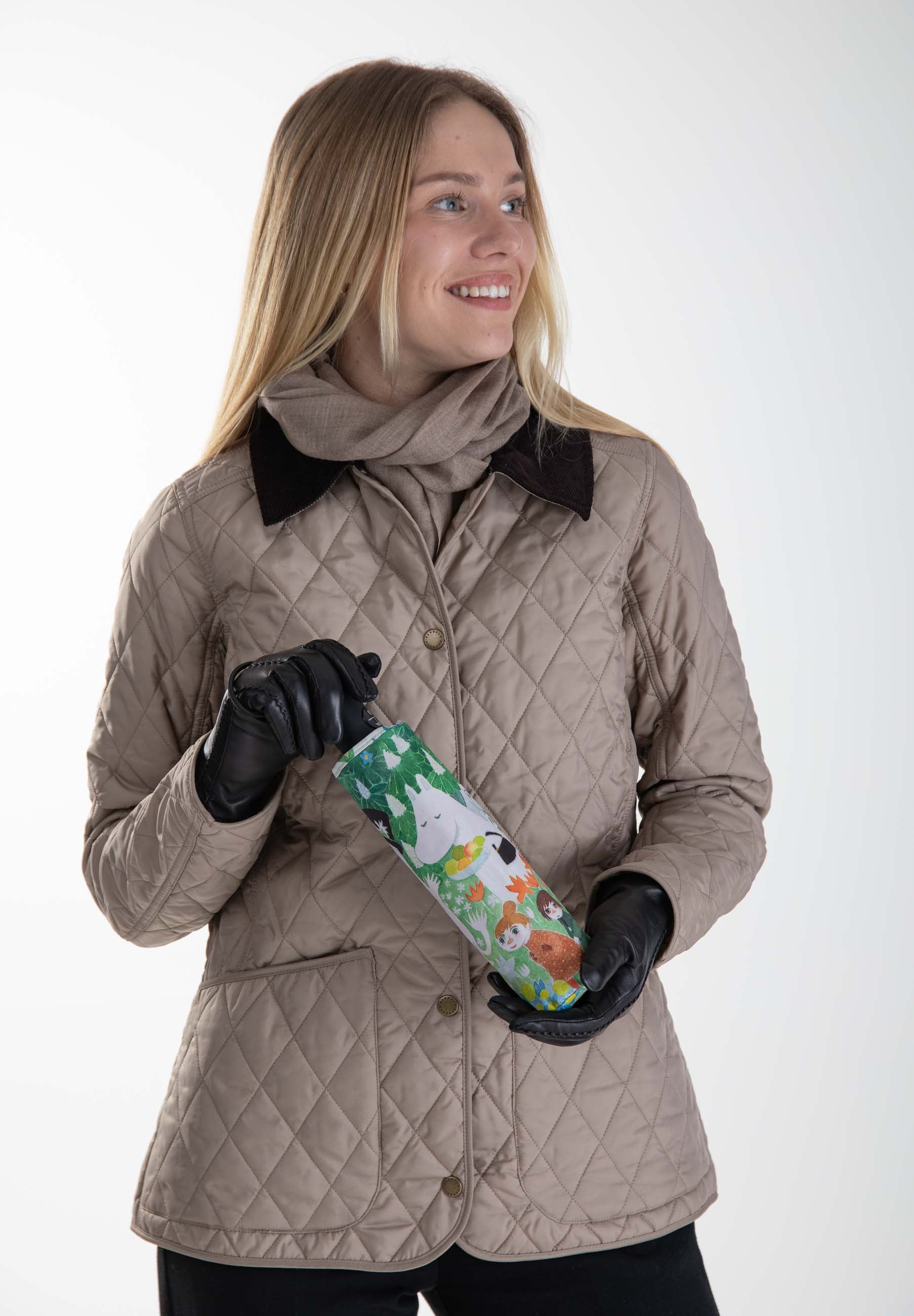 Muumi täysautomaattinen kokoontaitettava sateenvarjo - 8772M - Lasessor