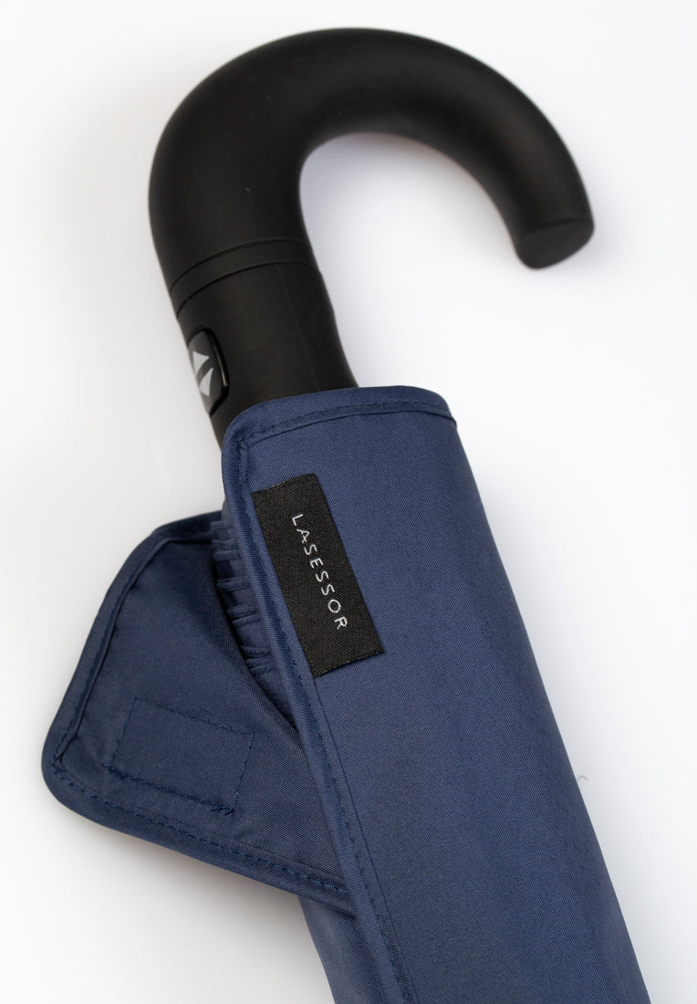 Lasessorrain-Miesten sateenvarjo koukkukahvalla - 8780-suojapussi