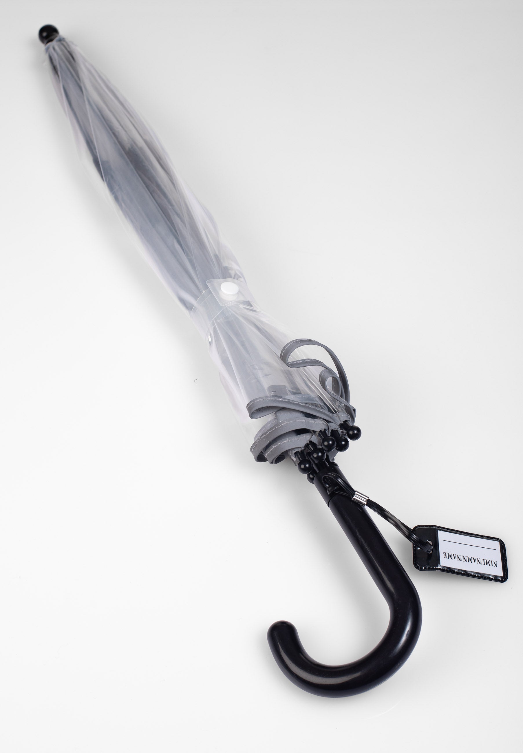 sateenvarjo 3M heijastavalla reunalla musta 3A