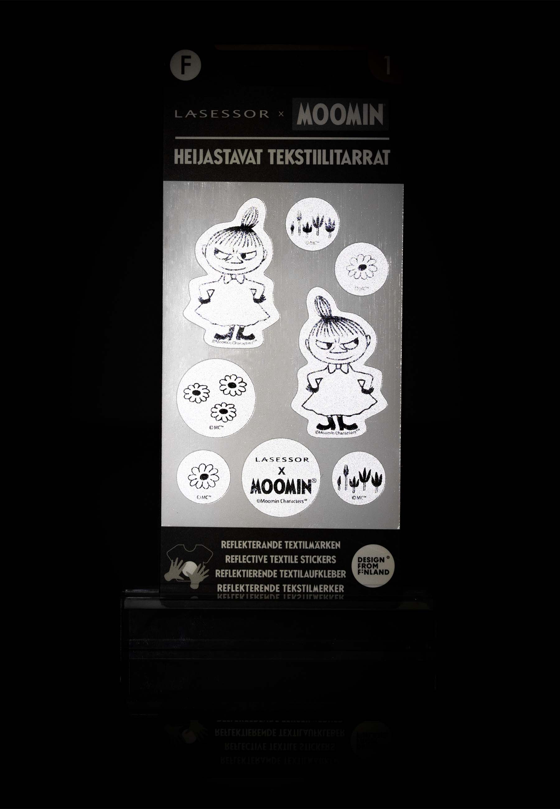 Muumi heijastava tekstiilitarra 1 Pikku Myy J10