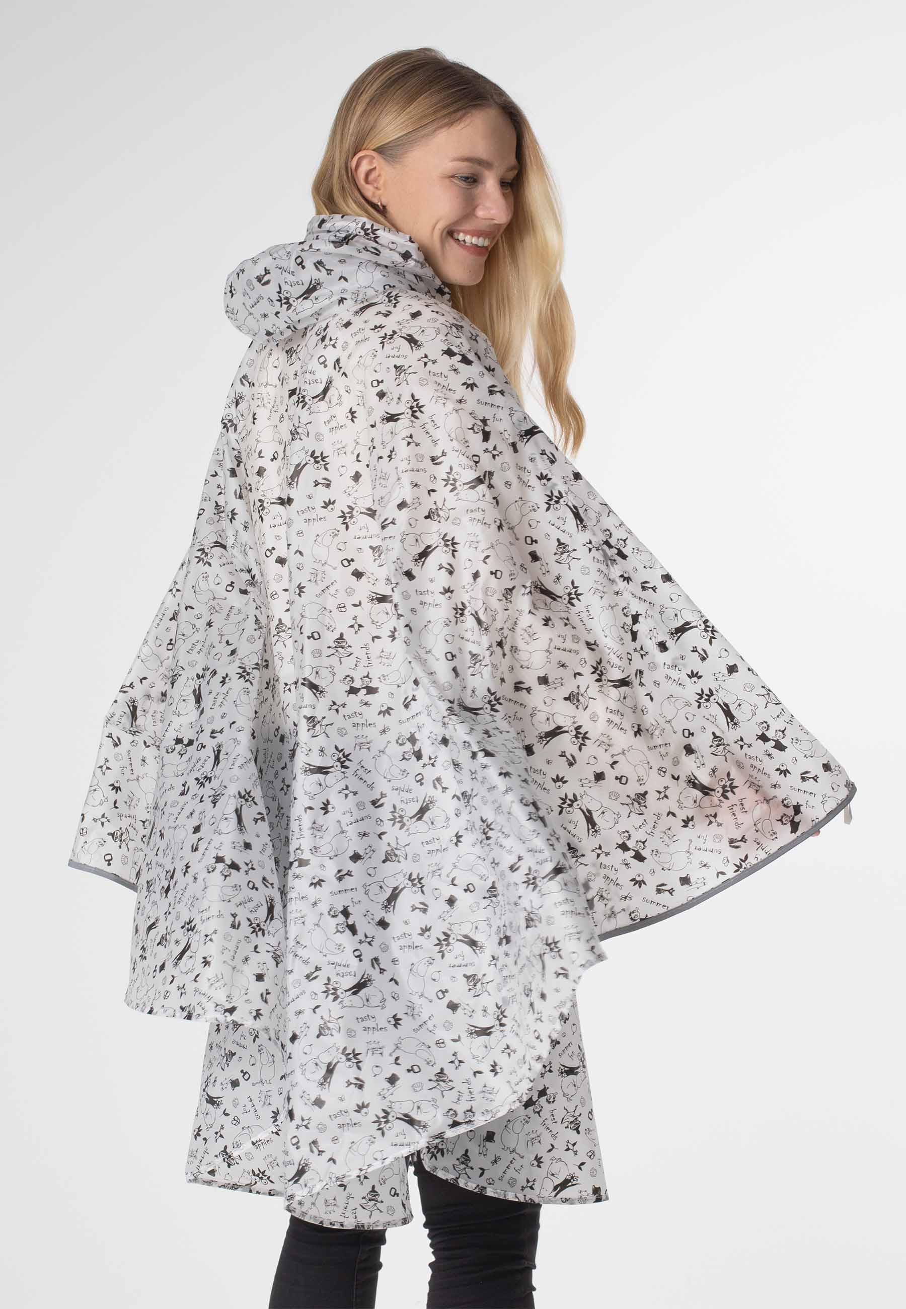 Muumi sadeviitta - Puutarhassa