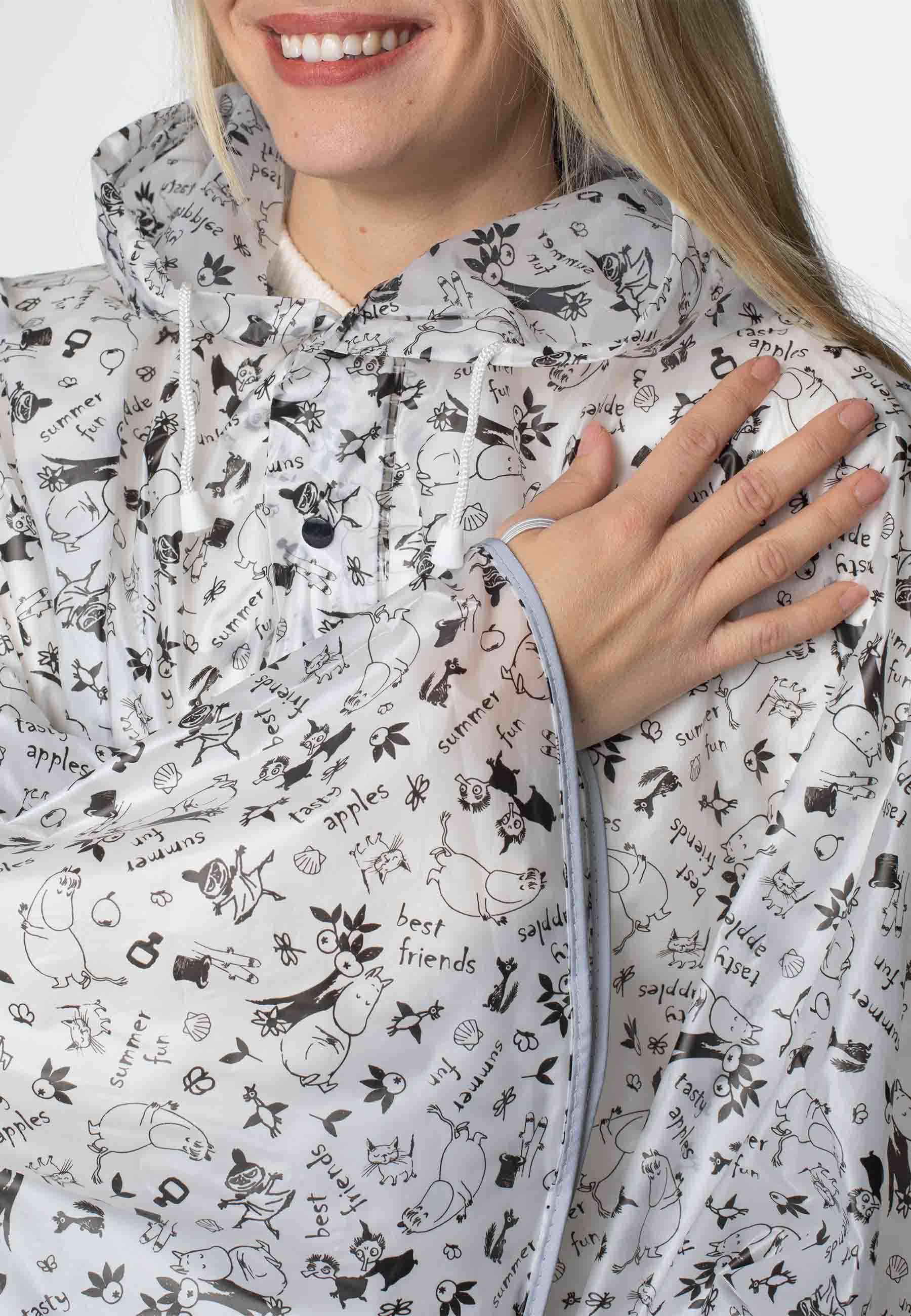 Muumi sadeviitta - Puutarhassa