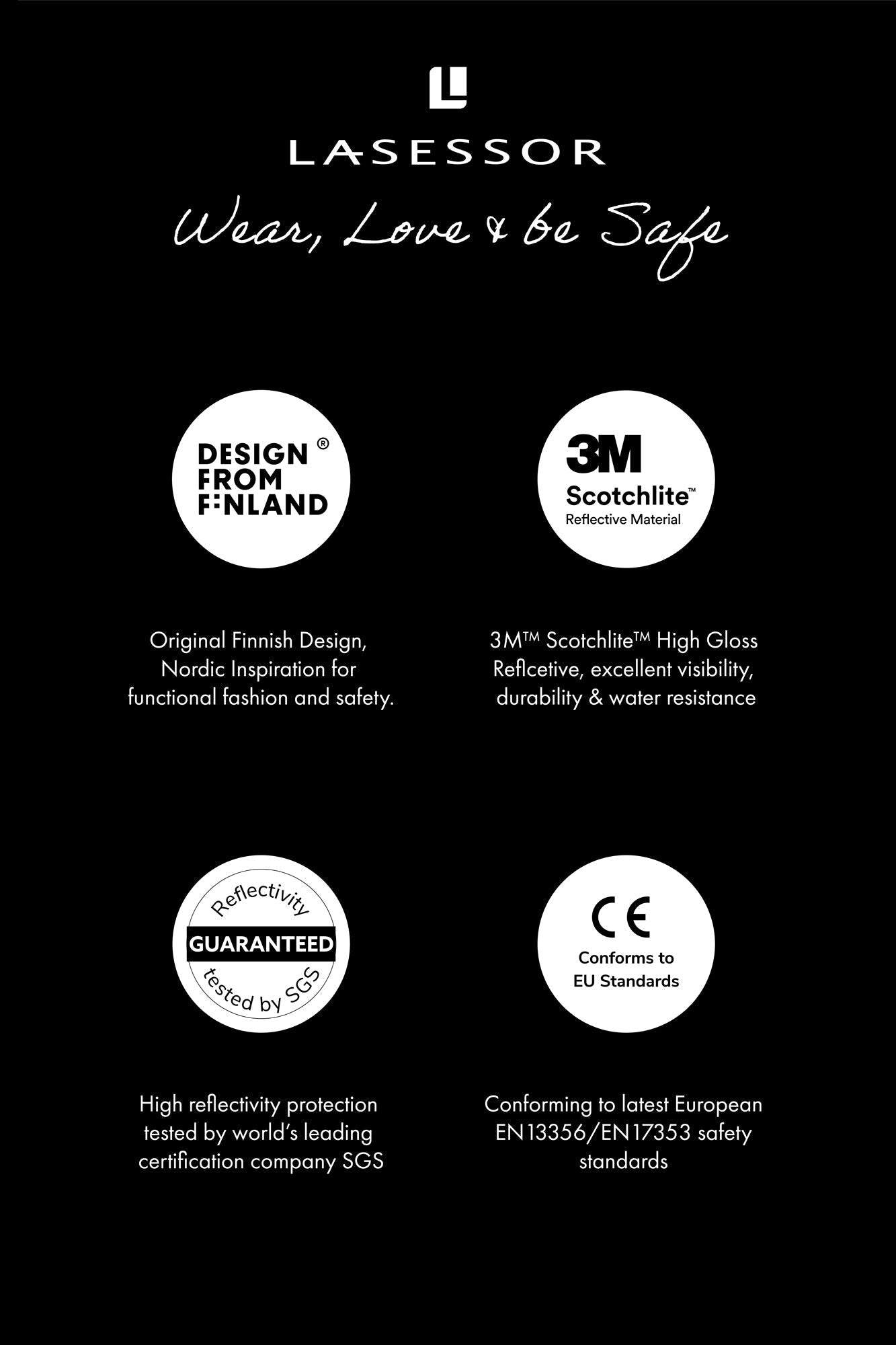 Lasessor design heijastin