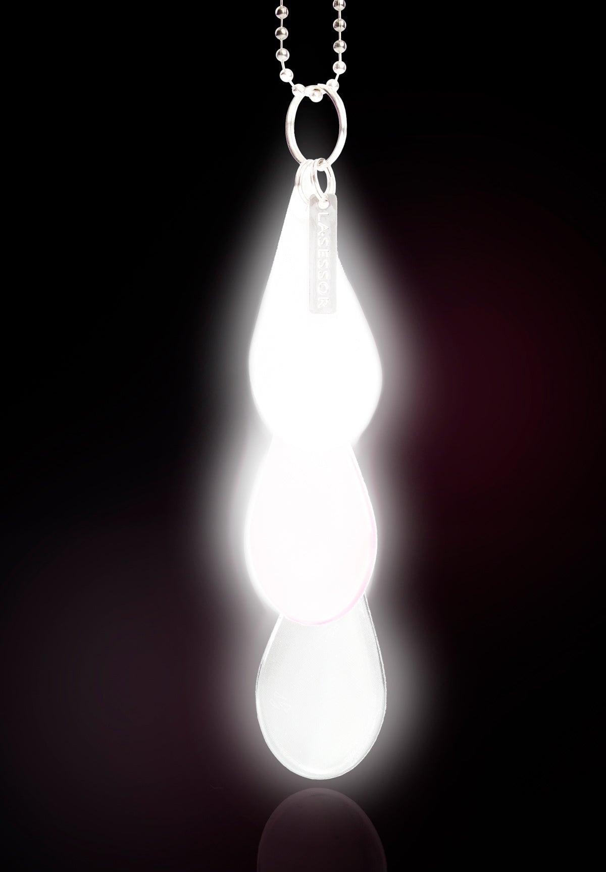 Lasessor design heijastin reflector drops musta E5